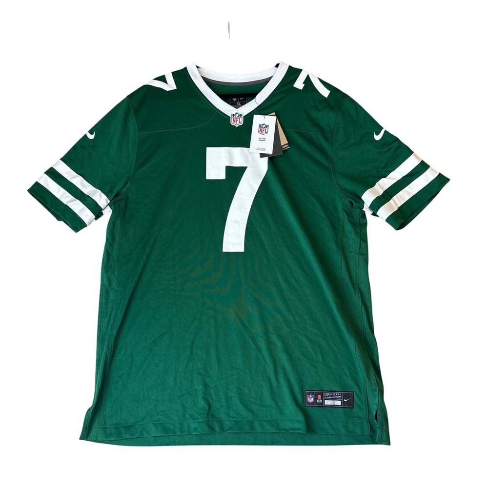 Nike NFL New York Jets Justin Fields Jersey Men Green New NWT SIZE XL
